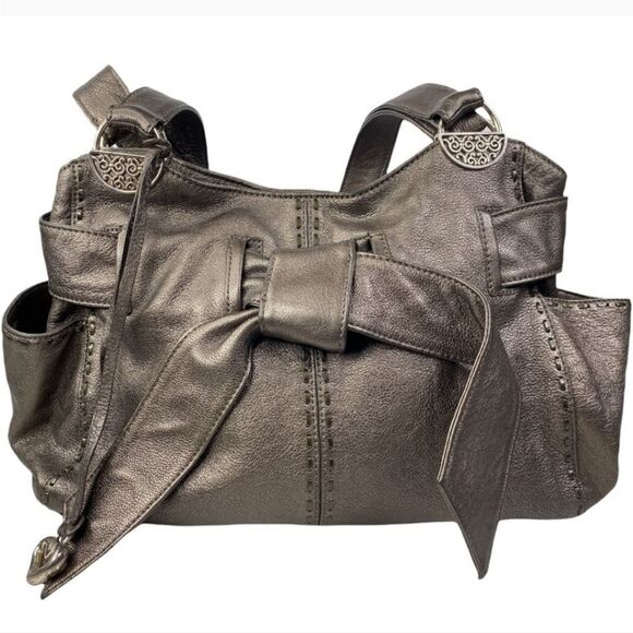 Brighton Clara pewter handbag - Picture 2 of 13